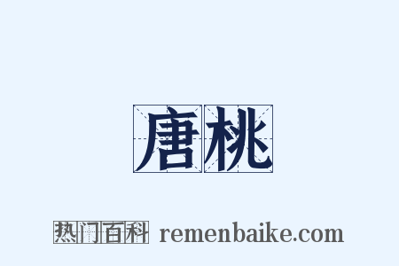 唐桃是什么意思的图片